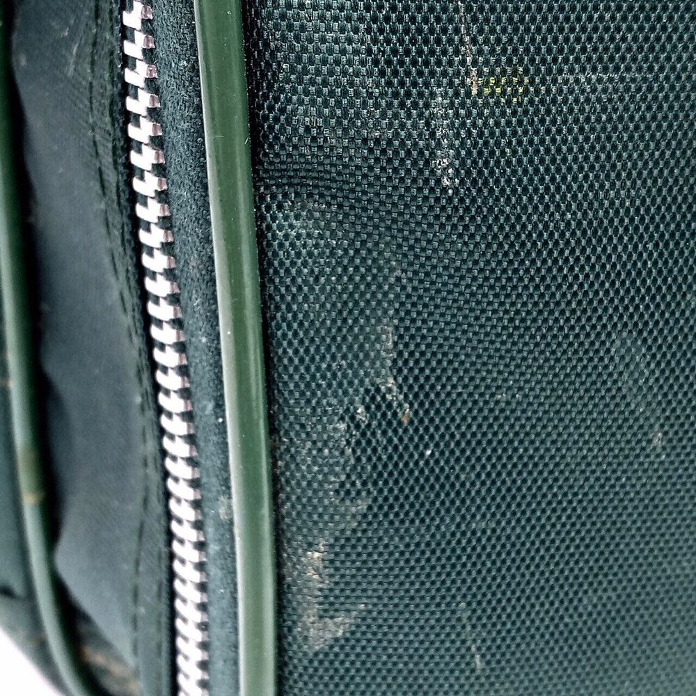 *READ* Vintage Oldsmobile Green Crossbody Side Shoulder Strap Travel Bag - Picture 16 of 16